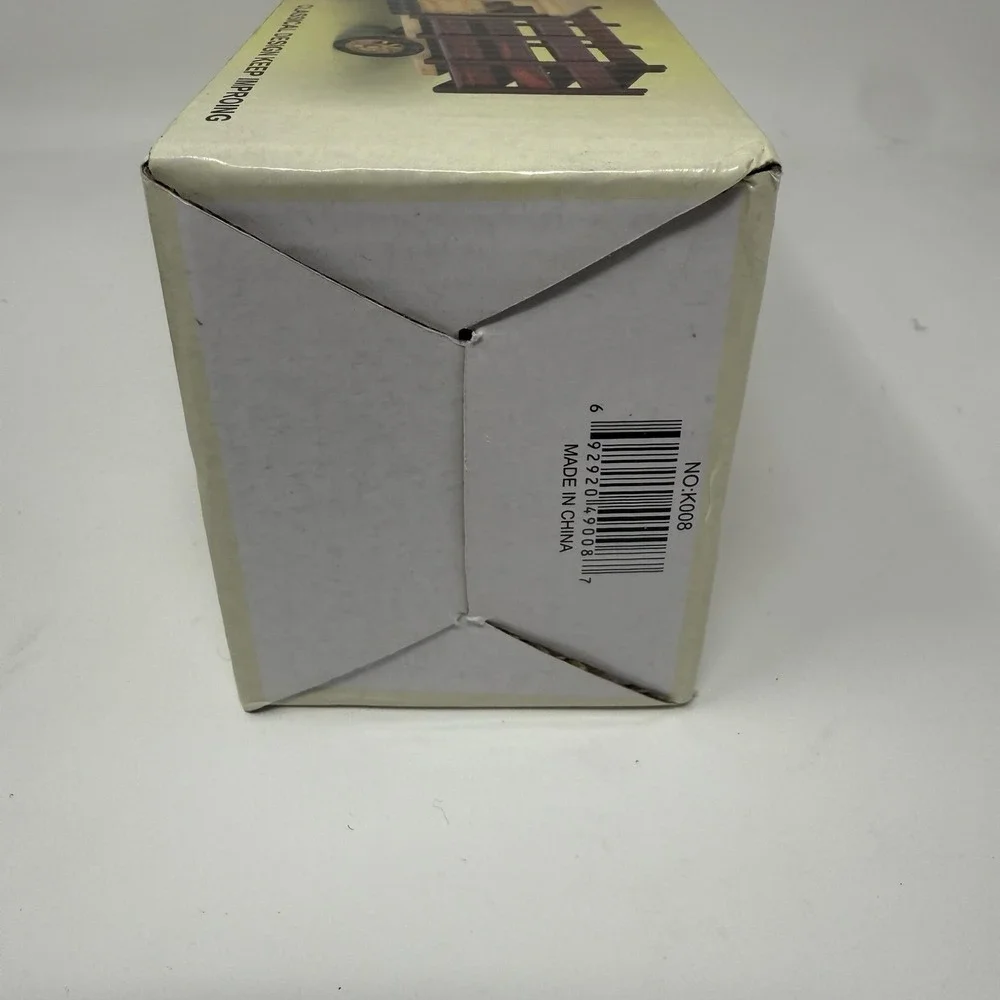 Kaidi Classic Cars Brown Wooden Truck Toy Vehicle Display New